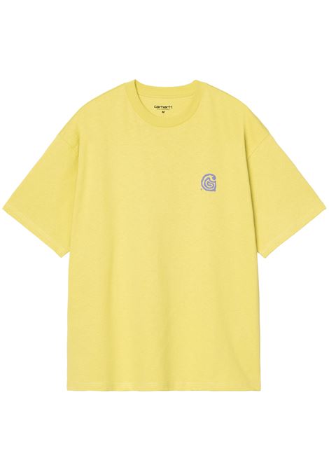 helix t-shirt man yellow CARHARTT WIP | I0351942ZT.XX